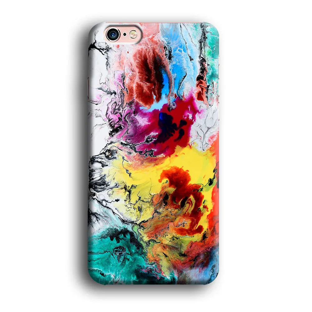 Art Abstract Painting Multicolor iPhone 6 | 6s Case-Plastic / Full Wrap (3D Case)-Xtracase