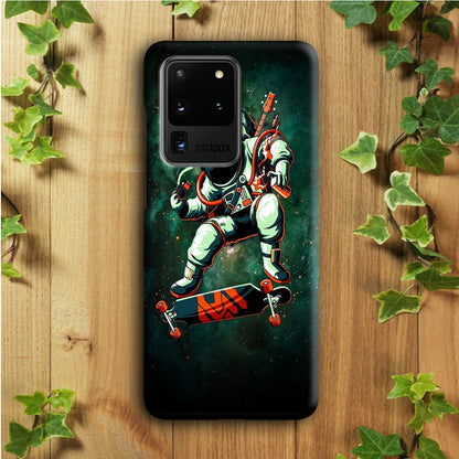 Astronaut Play Skateboard Samsung Galaxy S20 Ultra Case