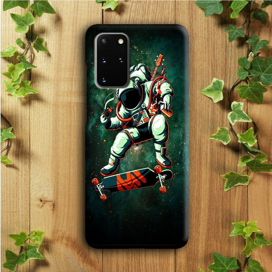 Astronaut Play Skateboard  Samsung Galaxy S20 Plus Case