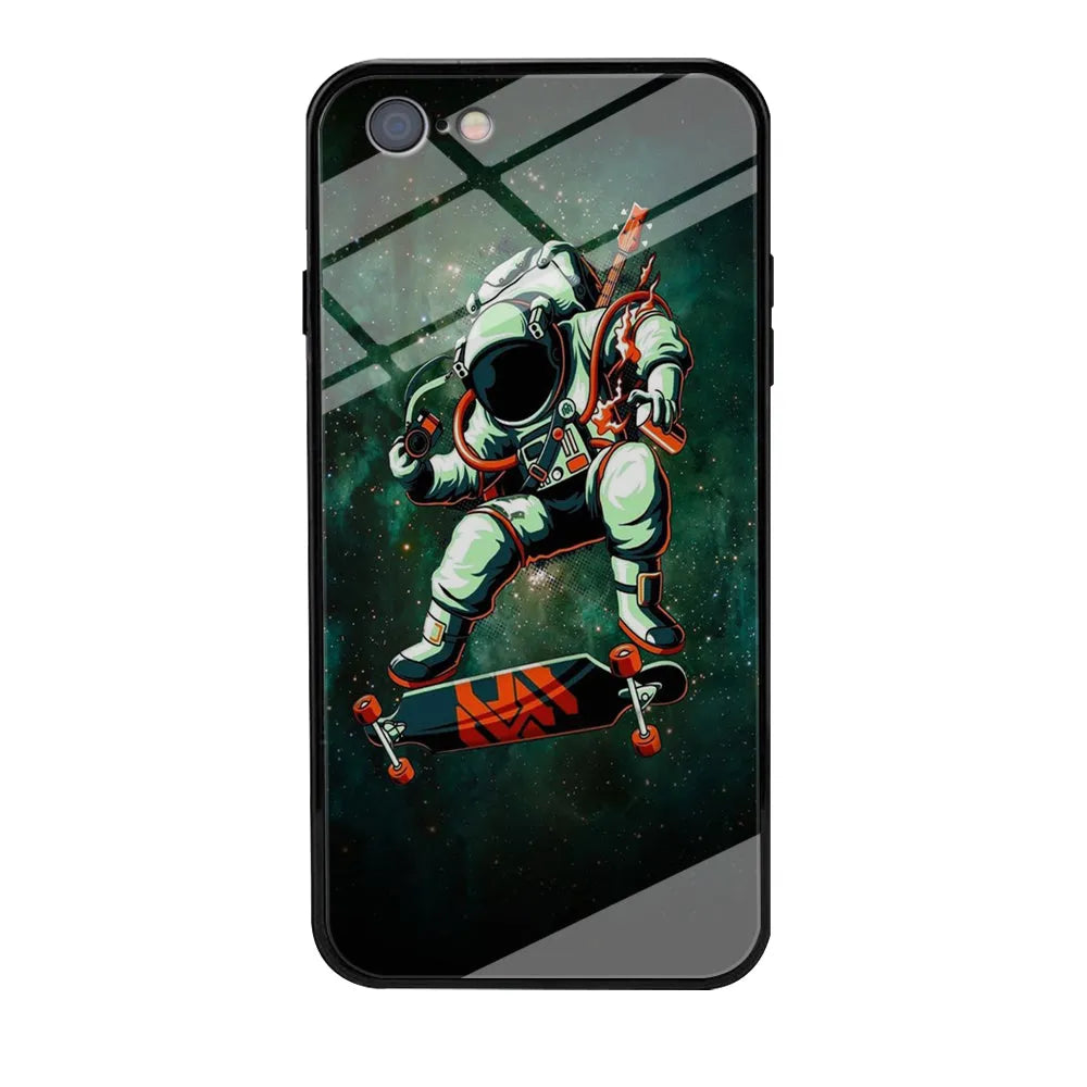Astronaut Play Skateboard iPhone 6 | 6s Case-Tempered Glass Case-Xtracase