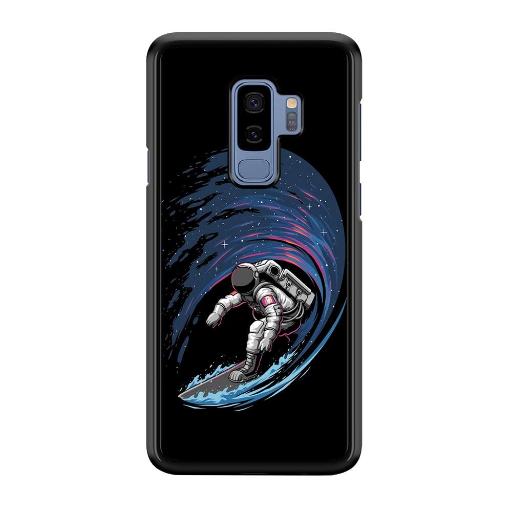Astronaut Surfing The Sky Samsung Galaxy S9 Plus Case-Plastic / Full Wrap (3D Case)-Xtracase