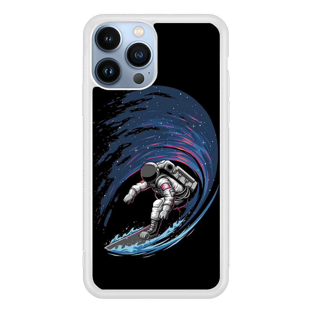 Astronaut Surfing The Sky iPhone 13 Pro Case