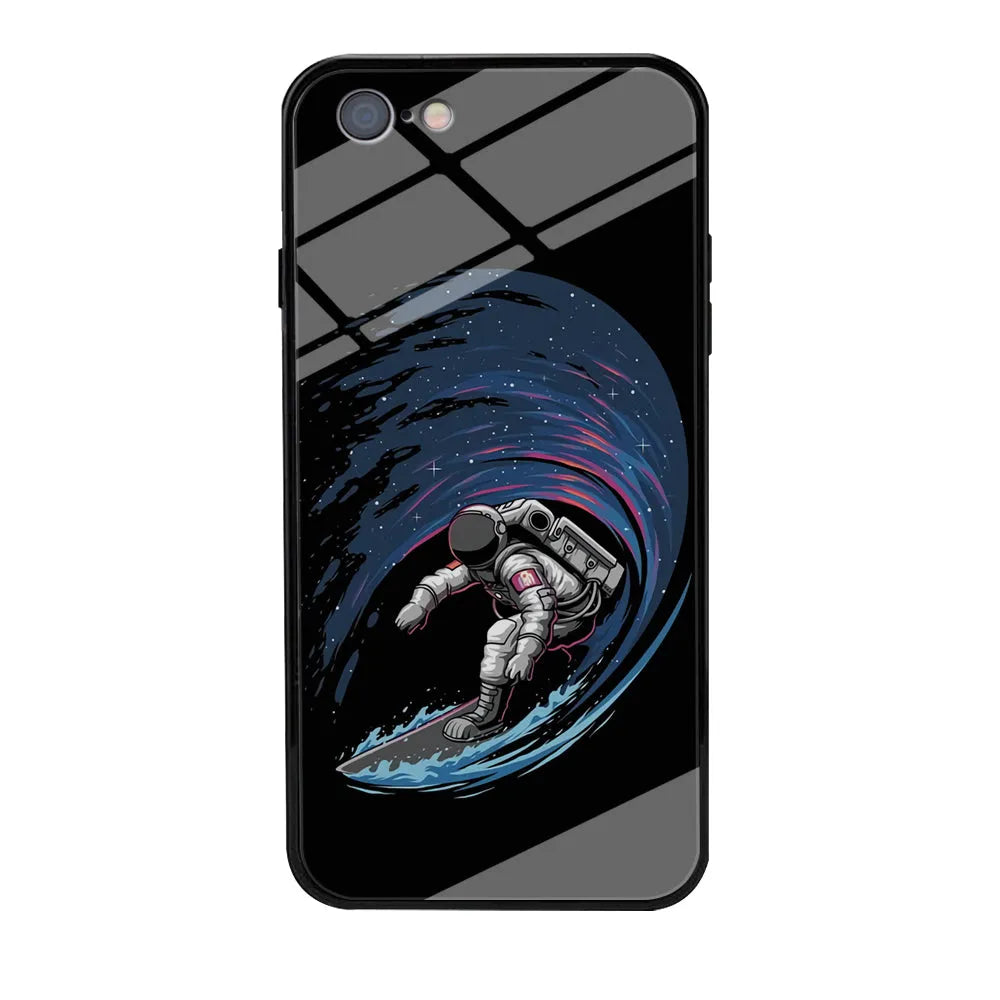 Astronaut Surfing The Sky iPhone 6 | 6s Case-Tempered Glass Case-Xtracase