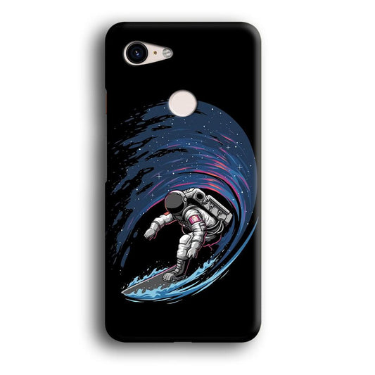 Astronaut Surfing The Sky Google Pixel 3 3D Case-Xtracase