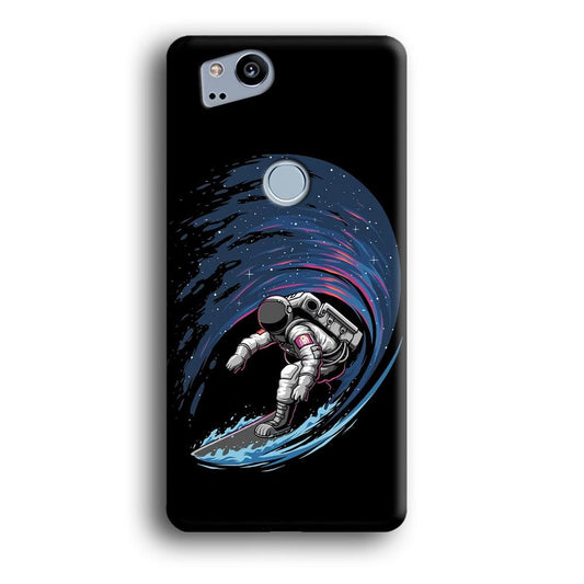 Astronaut Surfing The Sky Google Pixel 2 3D Case-Xtracase