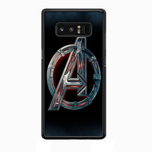 Avenger Logo Samsung Galaxy Note 8 Case-Plastic / Full Wrap (3D Case)-Xtracase