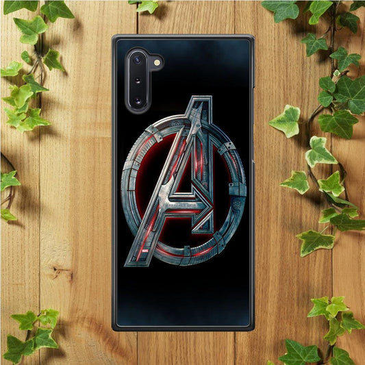 Avenger Logo Samsung Galaxy Note 10 Case-Plastic / Full Wrap (3D Case)-Xtracase