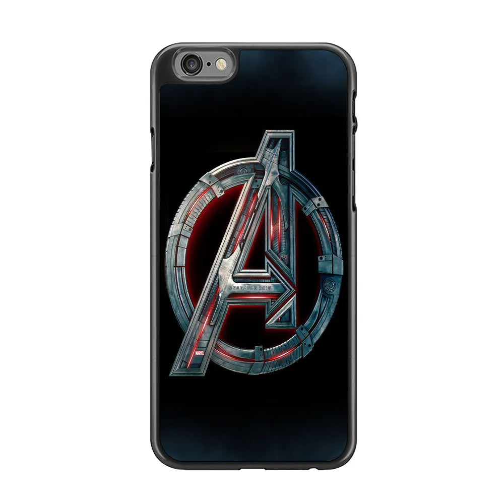 Avenger Logo iPhone 6 Plus | 6s Plus Case-Rubber / Black (2D Case)-Xtracase