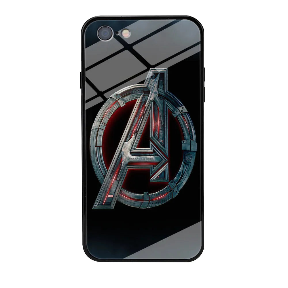 Avenger Logo iPhone 6 Plus | 6s Plus Case-Tempered Glass Case-Xtracase