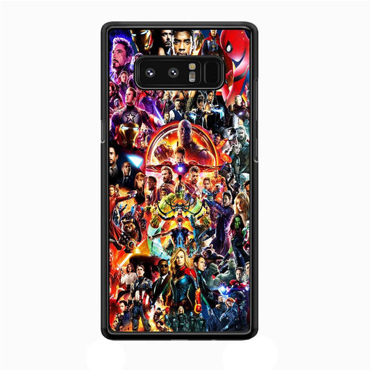 Avengers All Characters Samsung Galaxy Note 8 Case-Plastic / Full Wrap (3D Case)-Xtracase