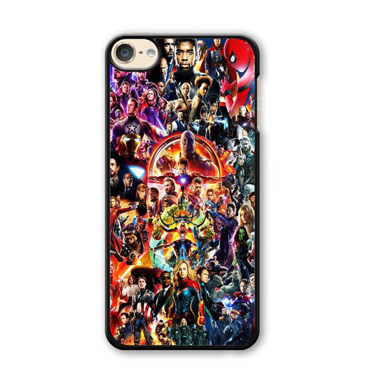 Avengers All Characters iPod Touch 6 Case-Plastic / White (2D Case)-Xtracase