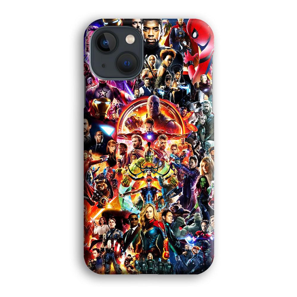 Avengers All Characters iPhone 13 Case-Plastic / Full Wrap (3D Case)-Xtracase
