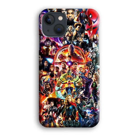 Avengers All Characters iPhone 13 Case-Plastic / Full Wrap (3D Case)-Xtracase
