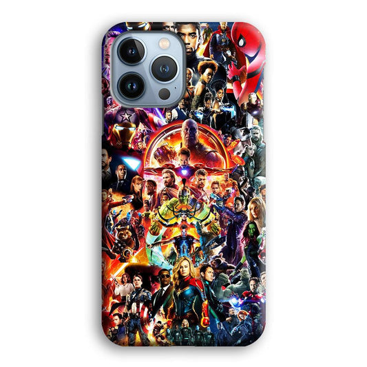 Avengers All Characters iPhone 13 Pro Case-Plastic / Full Wrap (3D Case)-Xtracase