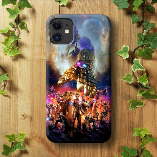 Avengers End Game 002 iPhone 11 Case-Plastic / Full Wrap (3D Case)-Xtracase