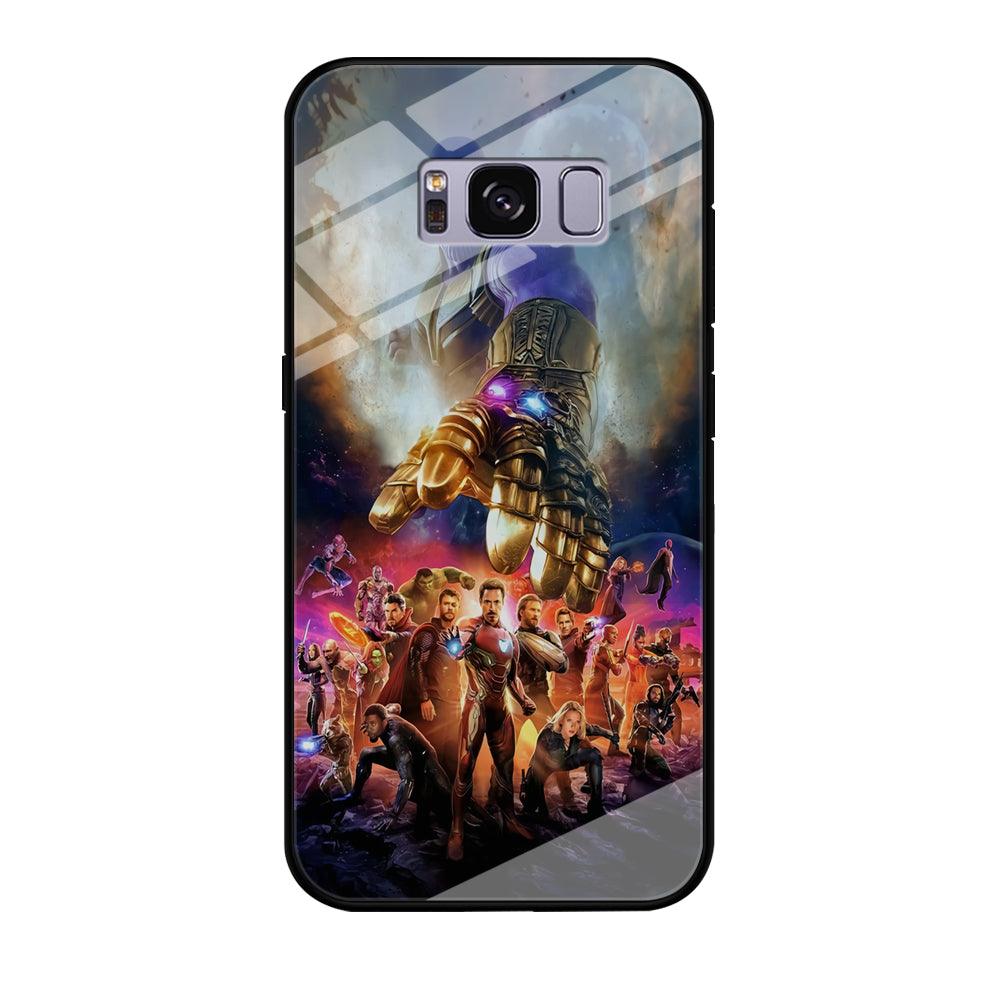 Avengers End Game 002 Samsung Galaxy S8 Case-Tempered Glass Case-Xtracase