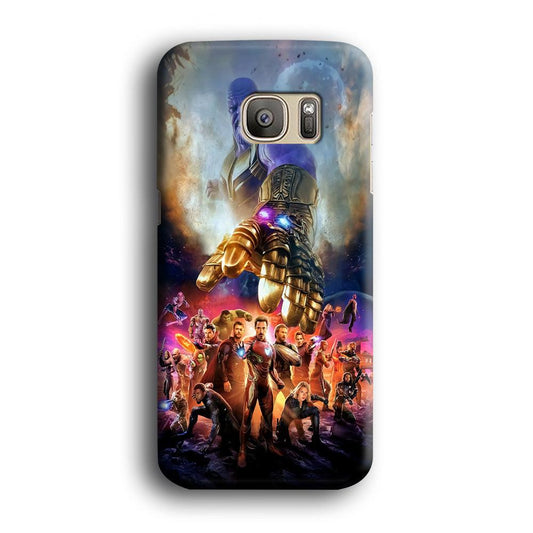 Avengers End Game 002 Samsung Galaxy S7 Edge Case-Plastic / Full Wrap (3D Case)-Xtracase