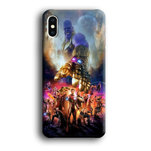 Avengers End Game 002 iPhone Xs Case-Plastic / Full Wrap (3D Case)-Xtracase