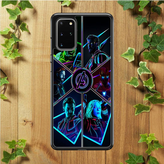 Avengers Team Samsung Galaxy S20 Plus Case-Plastic / Full Wrap (3D Case)-Xtracase