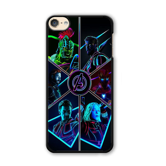 Avengers Team iPod Touch 6 Case-Plastic / Black (2D Case)-Xtracase