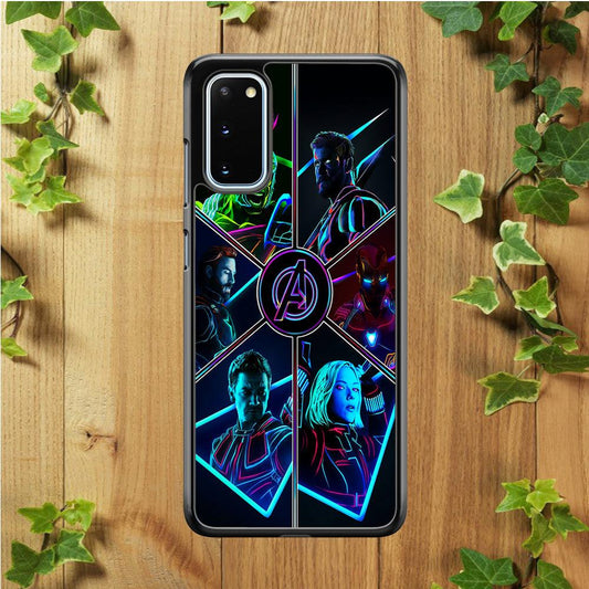 Avengers Team Samsung Galaxy S20 Case-Rubber / Black (2D Case)-Xtracase