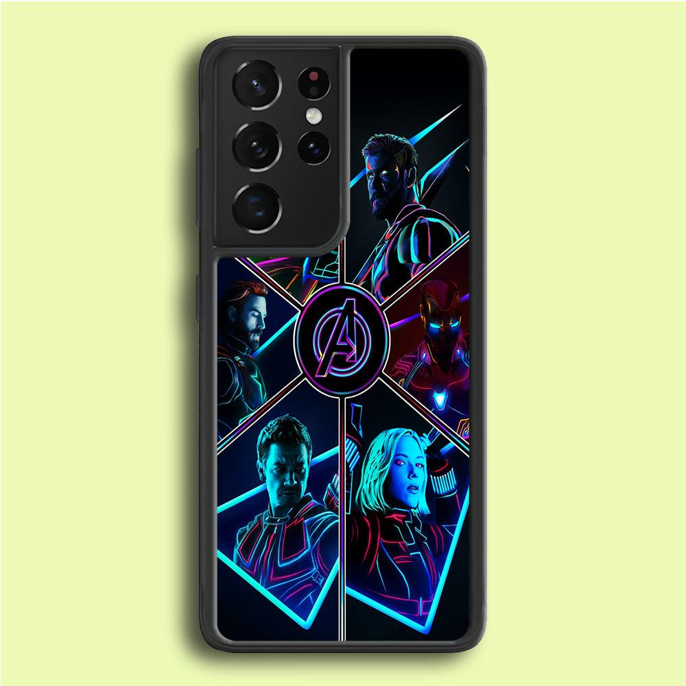 Avengers Team Samsung Galaxy S25 Ultra Case-Plastic / Full Wrap (3D Case)-Xtracase