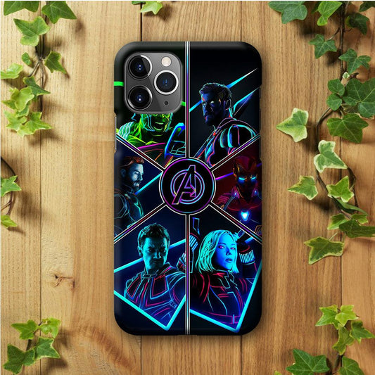 Avengers Team iPhone 11 Pro Case-Plastic / Full Wrap (3D Case)-Xtracase