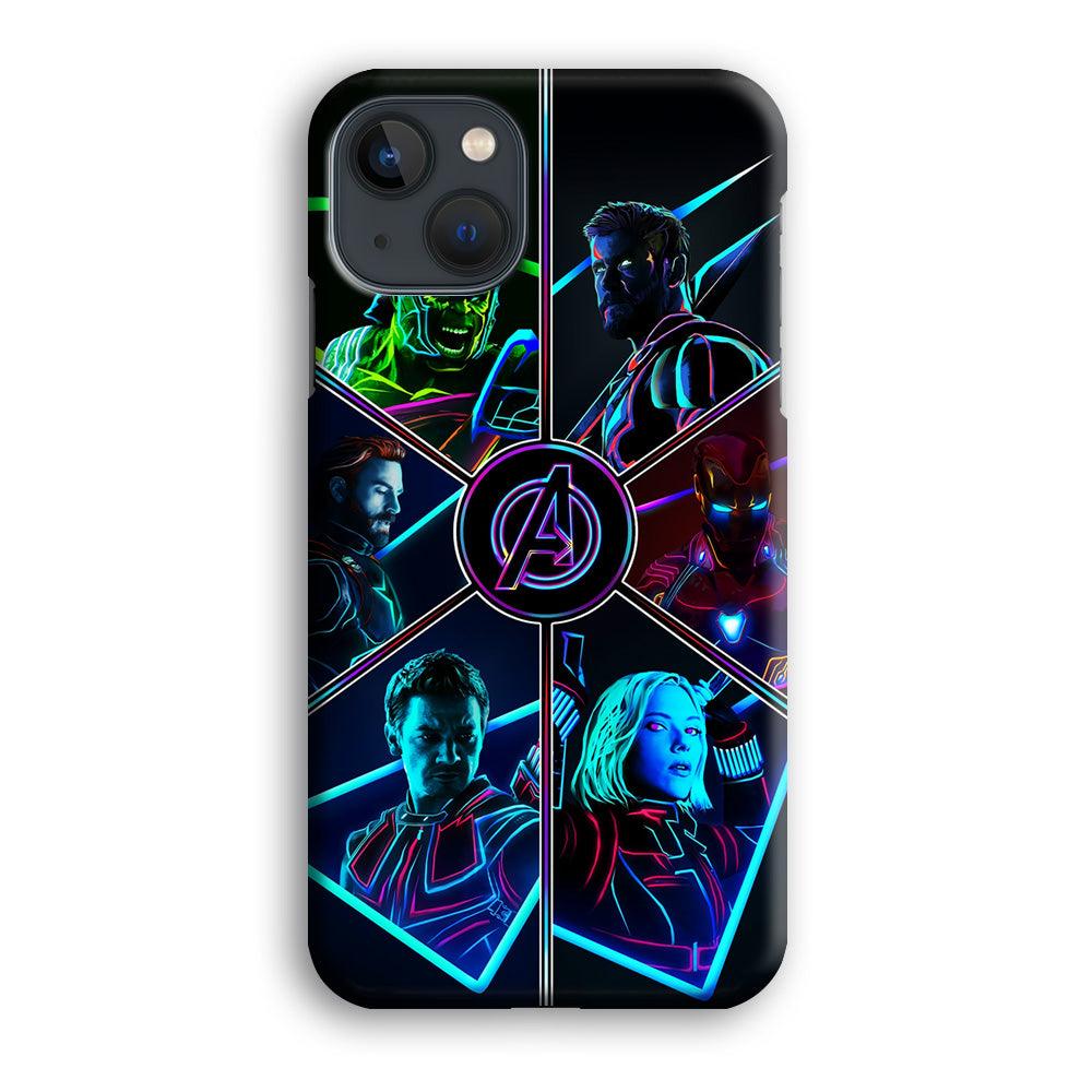 Avengers Team iPhone 13 Mini Case-Plastic / Full Wrap (3D Case)-Xtracase