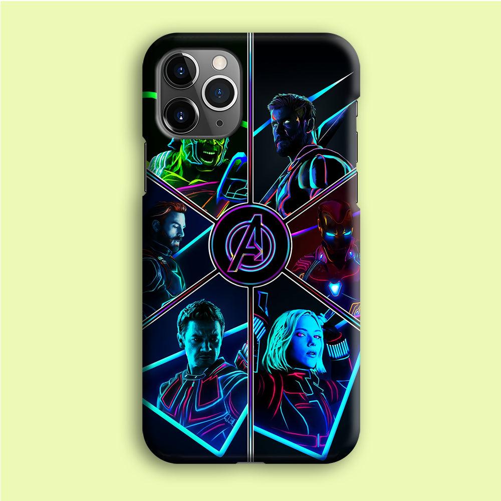 Avengers Team iPhone 12 Pro Case-Plastic / Full Wrap (3D Case)-Xtracase