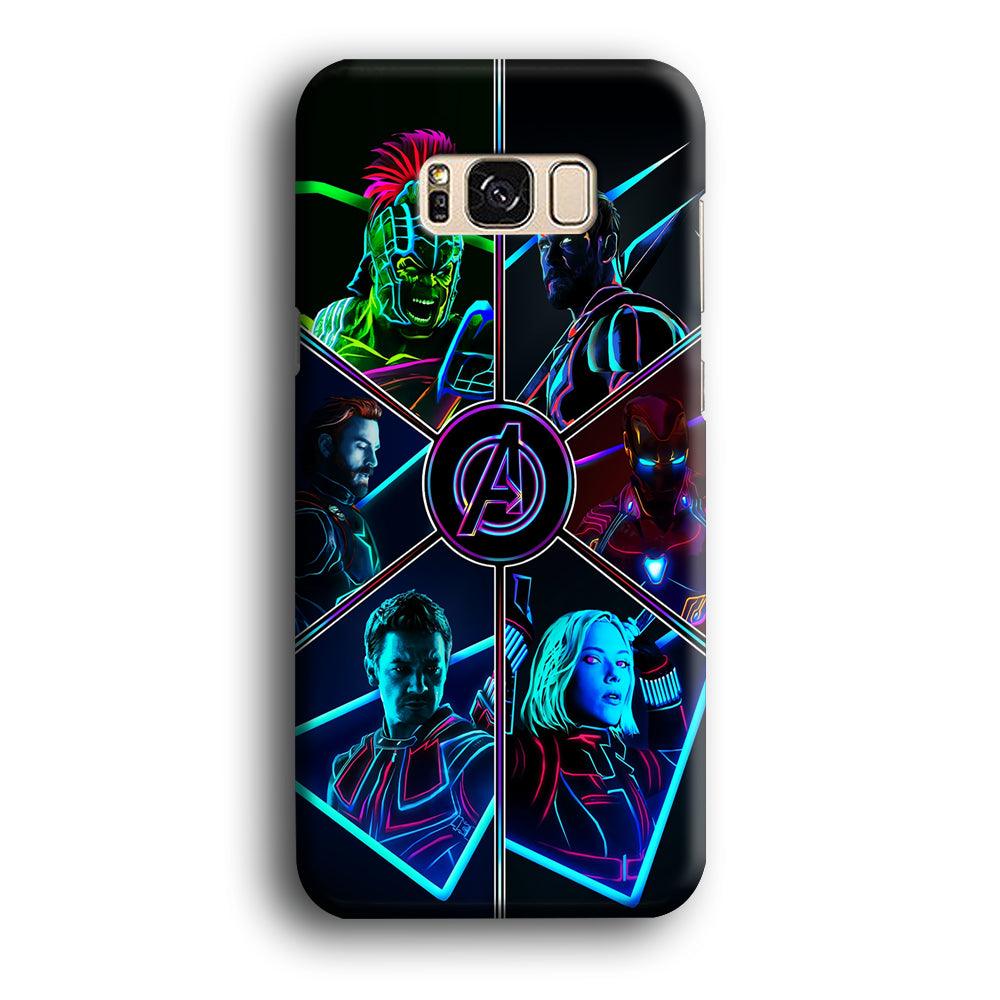 Avengers Team Samsung Galaxy S8 Case-Plastic / Full Wrap (3D Case)-Xtracase
