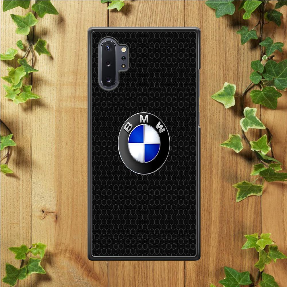 BMW Logo Samsung Galaxy Note 10 Plus Case-Rubber / White (2D Case)-Xtracase