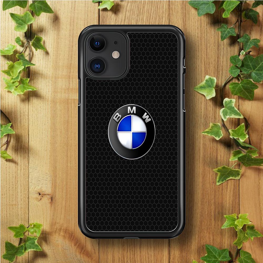 BMW Logo iPhone 11 Case-Rubber / Black (2D Case)-Xtracase