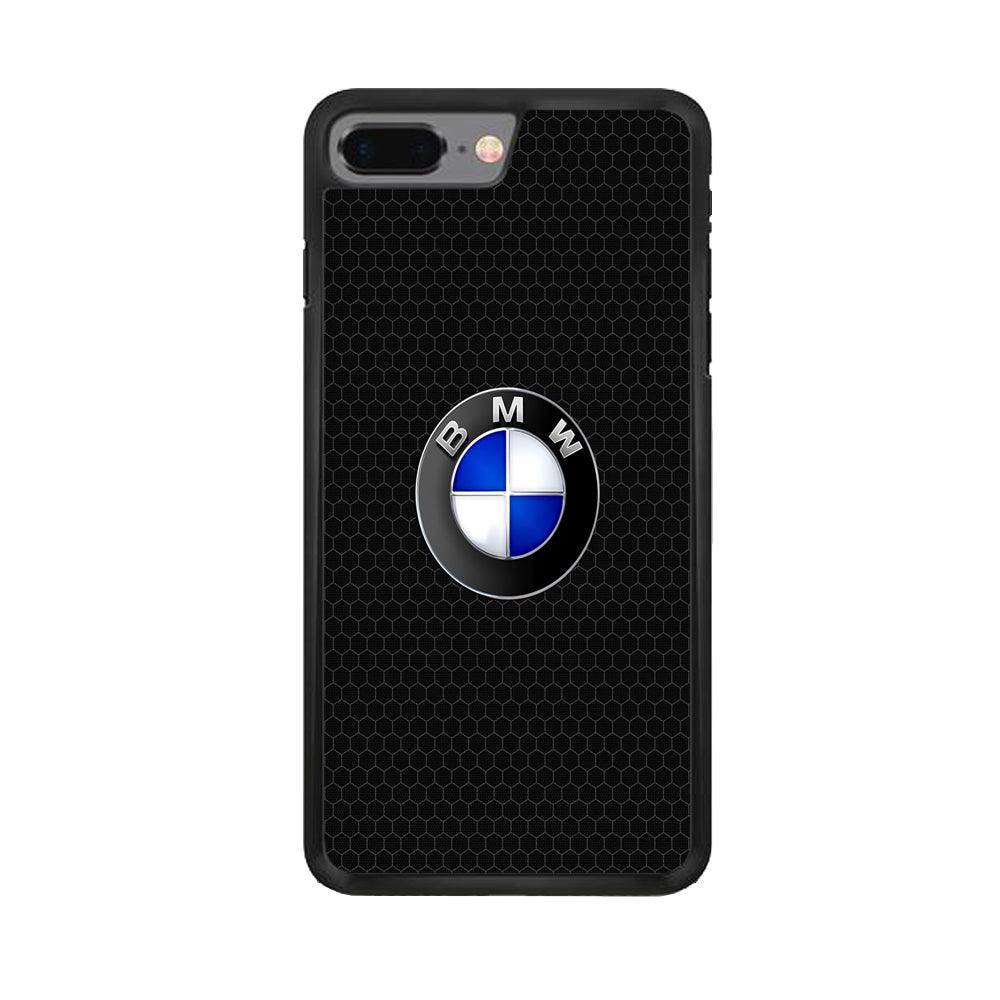 BMW Logo iPhone 7 Plus Case-Rubber / Black (2D Case)-Xtracase
