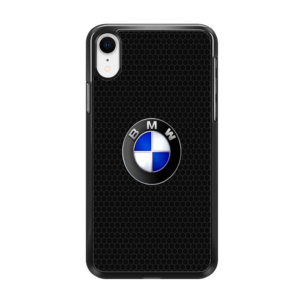 BMW Logo iPhone XR Case-Rubber / Black (2D Case)-Xtracase