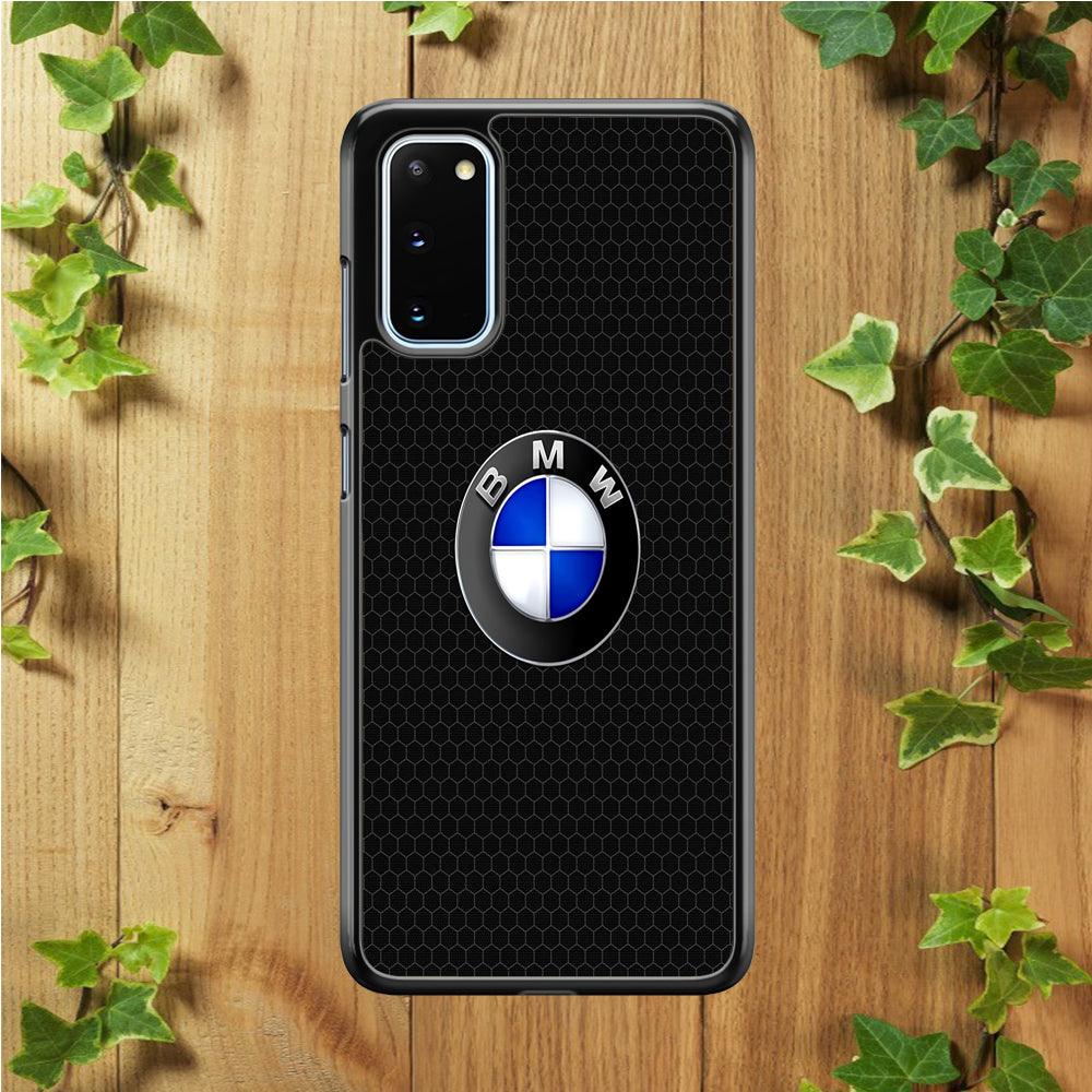 BMW Logo Samsung Galaxy S20 Case-Rubber / White (2D Case)-Xtracase