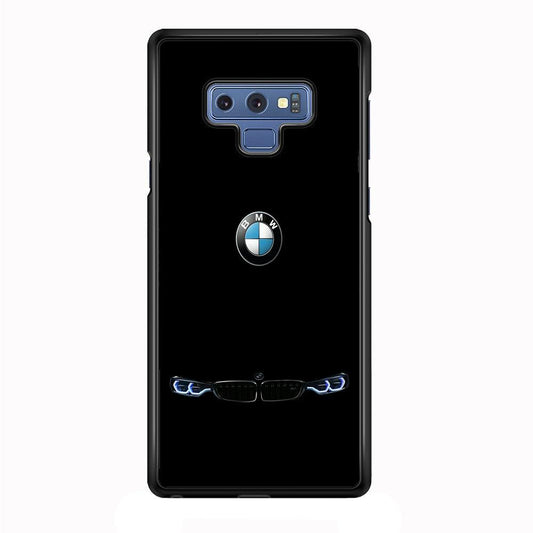 BMW Logo Black Samsung Galaxy Note 9 Case-Plastic / Full Wrap (3D Case)-Xtracase