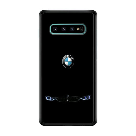 BMW Logo Black Samsung Galaxy S10 Case-Plastic / Full Wrap (3D Case)-Xtracase