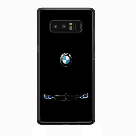 BMW Logo Black Samsung Galaxy Note 8 Case-Plastic / Full Wrap (3D Case)-Xtracase