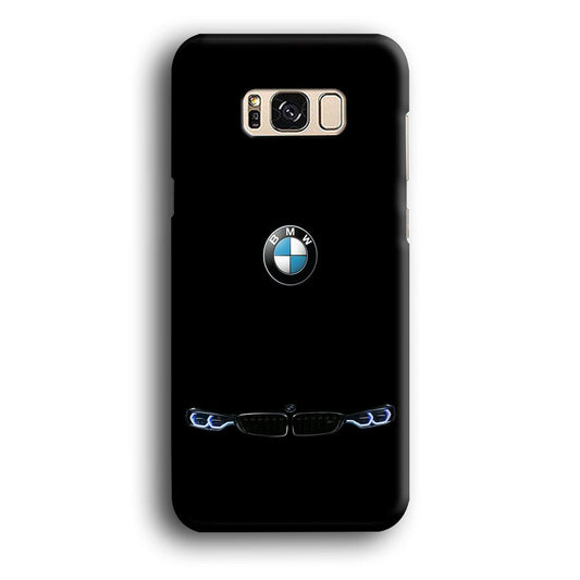 BMW Logo Black Samsung Galaxy S8 Case-Plastic / Full Wrap (3D Case)-Xtracase