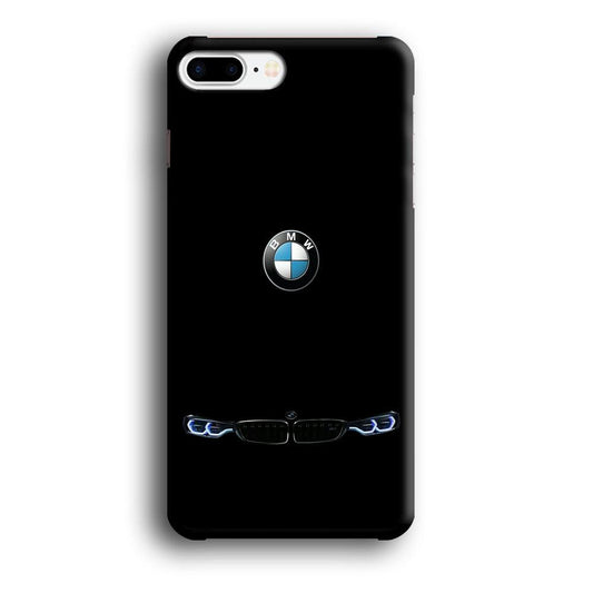 BMW Logo Black iPhone 8 Plus Case-Plastic / Full Wrap (3D Case)-Xtracase