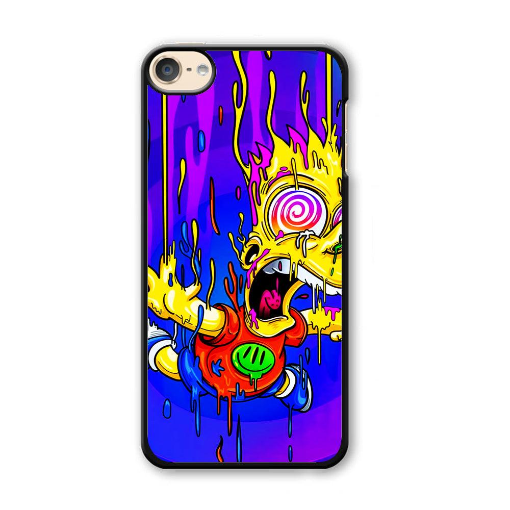 Bart Simpson Abstract iPod Touch 6 Case-Plastic / Full Wrap (3D Case)-Xtracase