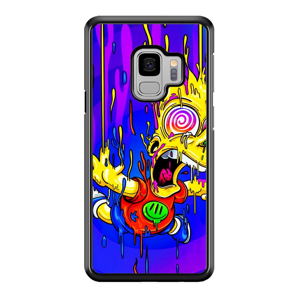 Bart Simpson Abstract Samsung Galaxy S9 Case-Plastic / Full Wrap (3D Case)-Xtracase
