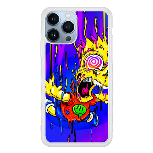 Bart Simpson Abstract iPhone 13 Pro Case