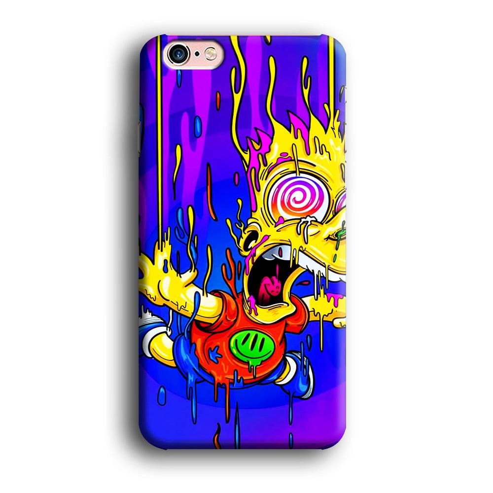 Bart Simpson Abstract iPhone 6 | 6s Case-Plastic / Full Wrap (3D Case)-Xtracase