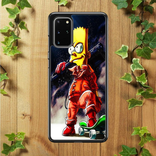 Bart Simpson Troops Samsung Galaxy S20 Plus Case-Plastic / Full Wrap (3D Case)-Xtracase