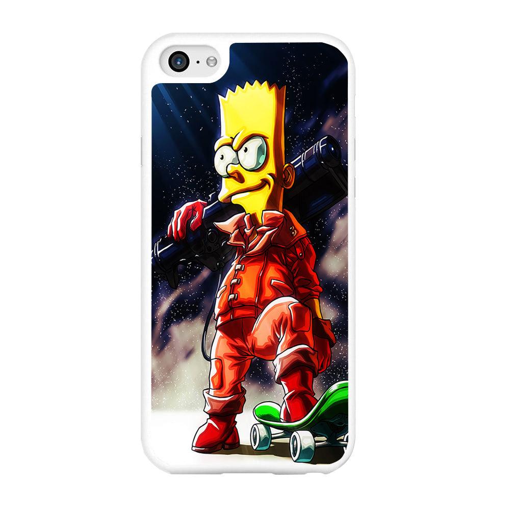 Bart Simpson Troops iPhone 6 | 6s Case-Rubber / White (2D Case)-Xtracase