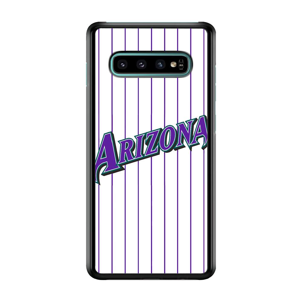 Baseball Arizona Diamondbacks MLB 001 Samsung Galaxy S10 Case-Plastic / Full Wrap (3D Case)-Xtracase