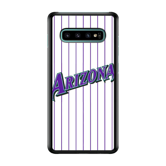 Baseball Arizona Diamondbacks MLB 001 Samsung Galaxy S10 Case-Plastic / Full Wrap (3D Case)-Xtracase