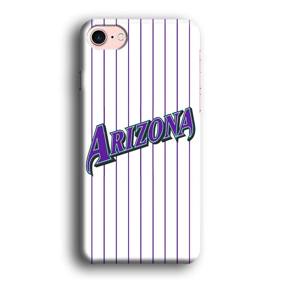 Baseball Arizona Diamondbacks MLB 001 iPhone SE 2020 Case-Plastic / Full Wrap (3D Case)-Xtracase
