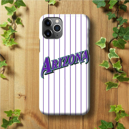 Baseball Arizona Diamondbacks MLB 001 iPhone 11 Pro Case-Plastic / Full Wrap (3D Case)-Xtracase